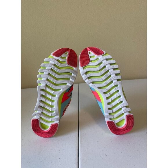 Reebok Sublite Duo Teal Pink Neon Flow Trainers Running V60454 Women's 6.5 EU 37 - Picture 7 of 16